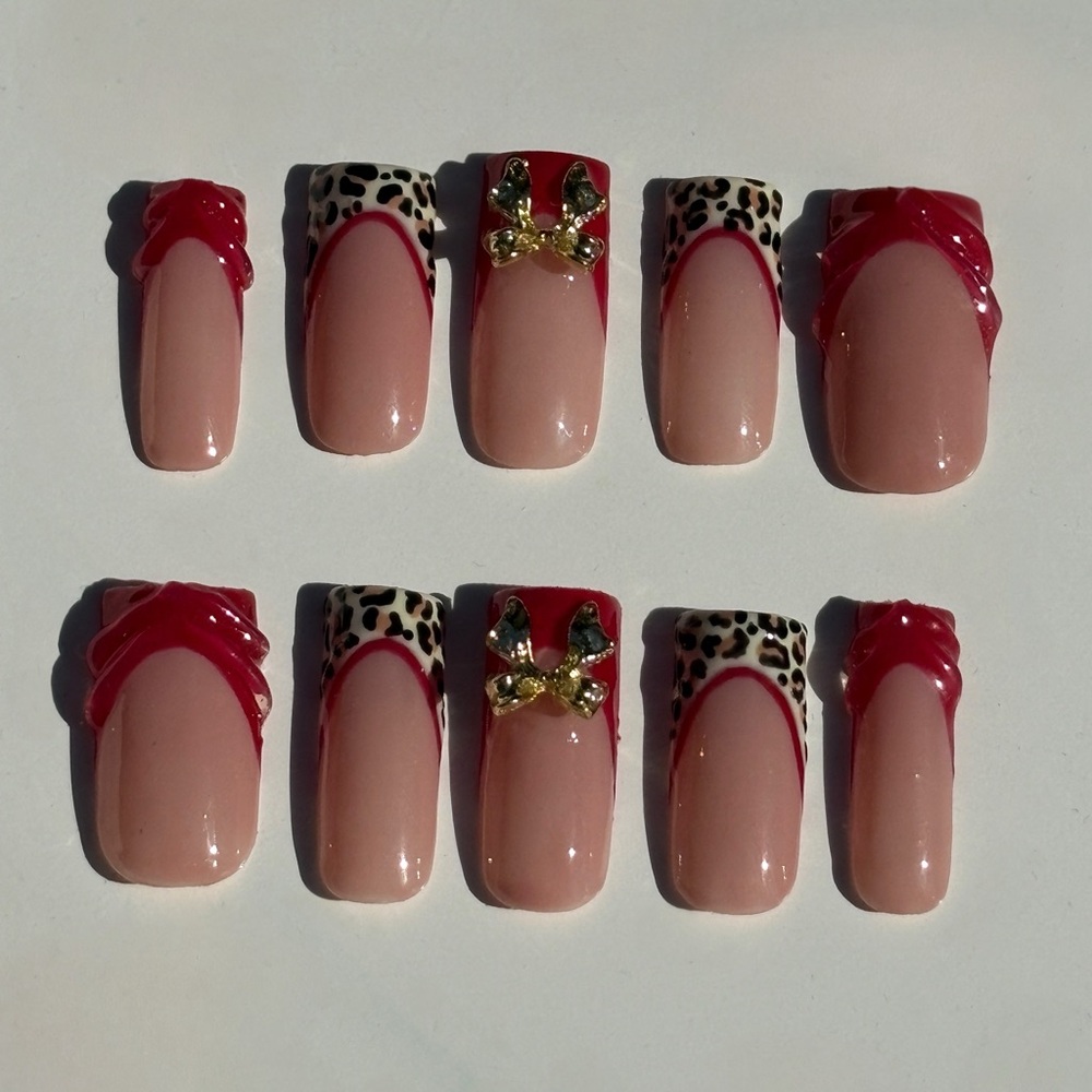 Leopard Print Press on Nails